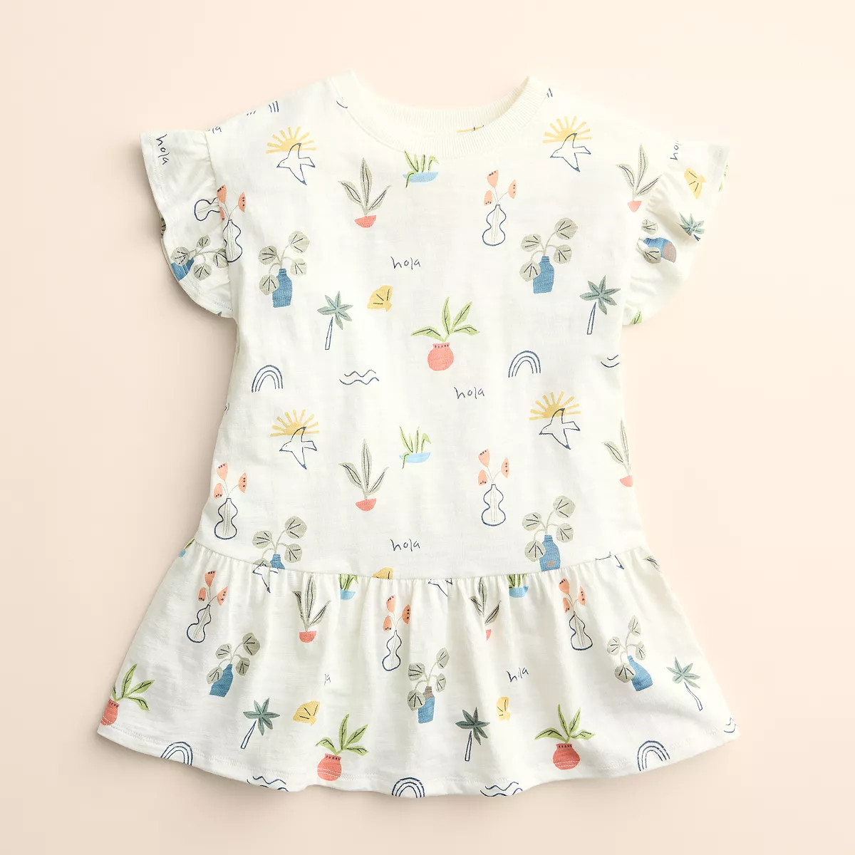Baby & Toddler Girl Little Co. by Lauren Conrad Organic Boxy Tee Dress | Kohl's