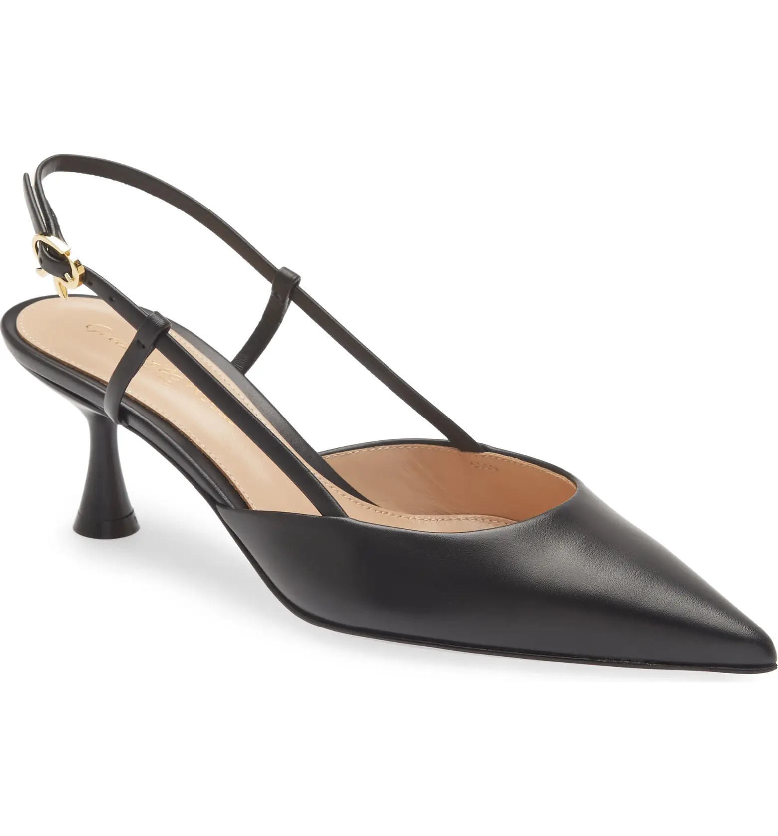 Kitten Heel Slingback Pointed Toe Pump (Women) | Nordstrom