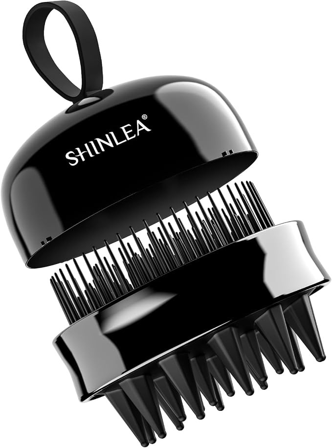 SHINLEA 2 in 1 Scalp Massager Hair Growth,Scalp Scrubber with Soft Silicone Bristles for Dandruff... | Amazon (US)