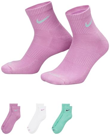 Nike Everyday Plus Cushion Ankle Training Socks - 3 Pack | Dick's Sporting Goods