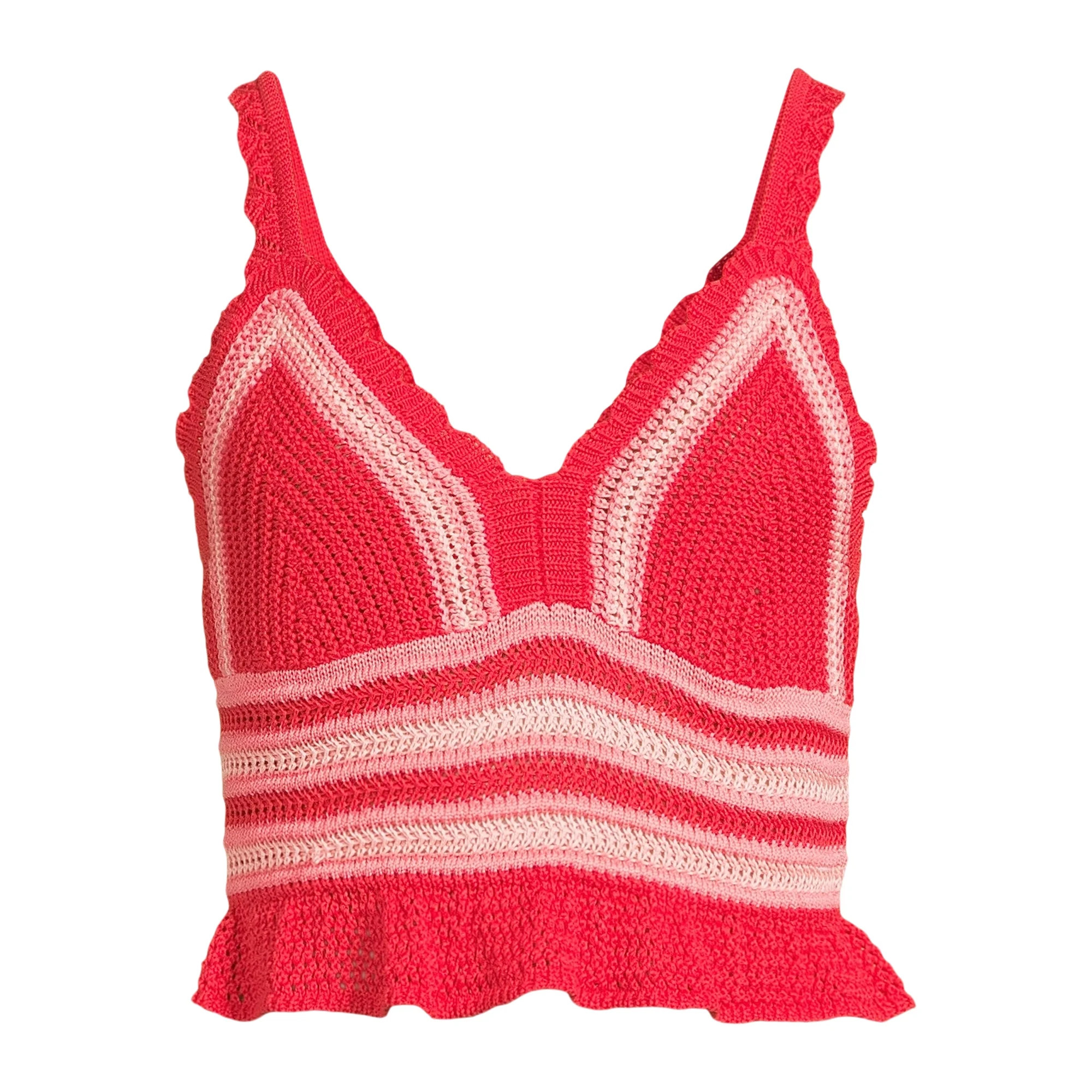 Madden NYC Women’s Crochet Tank Top, Sizes XS-3XL - Walmart.com | Walmart (US)