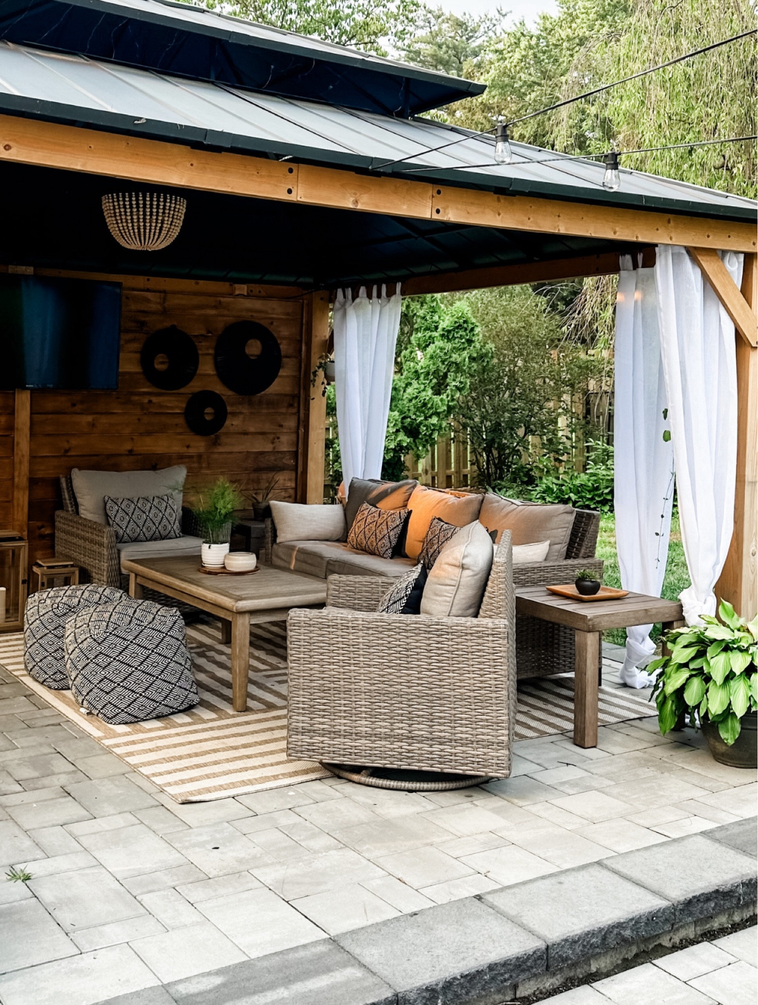 Our little backyard hang out spot. 

#LTKFindsUnder50 #LTKSeasonal #LTKHome