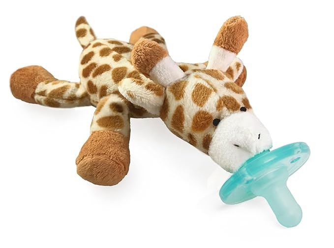 WubbaNub Infant Pacifier - Retro Colors Giraffe | Amazon (US)