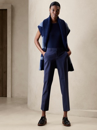 Avery Slim Wool-Blend Pant | Banana Republic (US)
