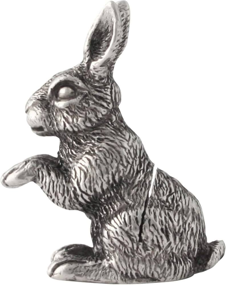 Vagabond House Pewter Rabbit Place Card Holder/Cheese Markers 1 inch Tall | Amazon (US)