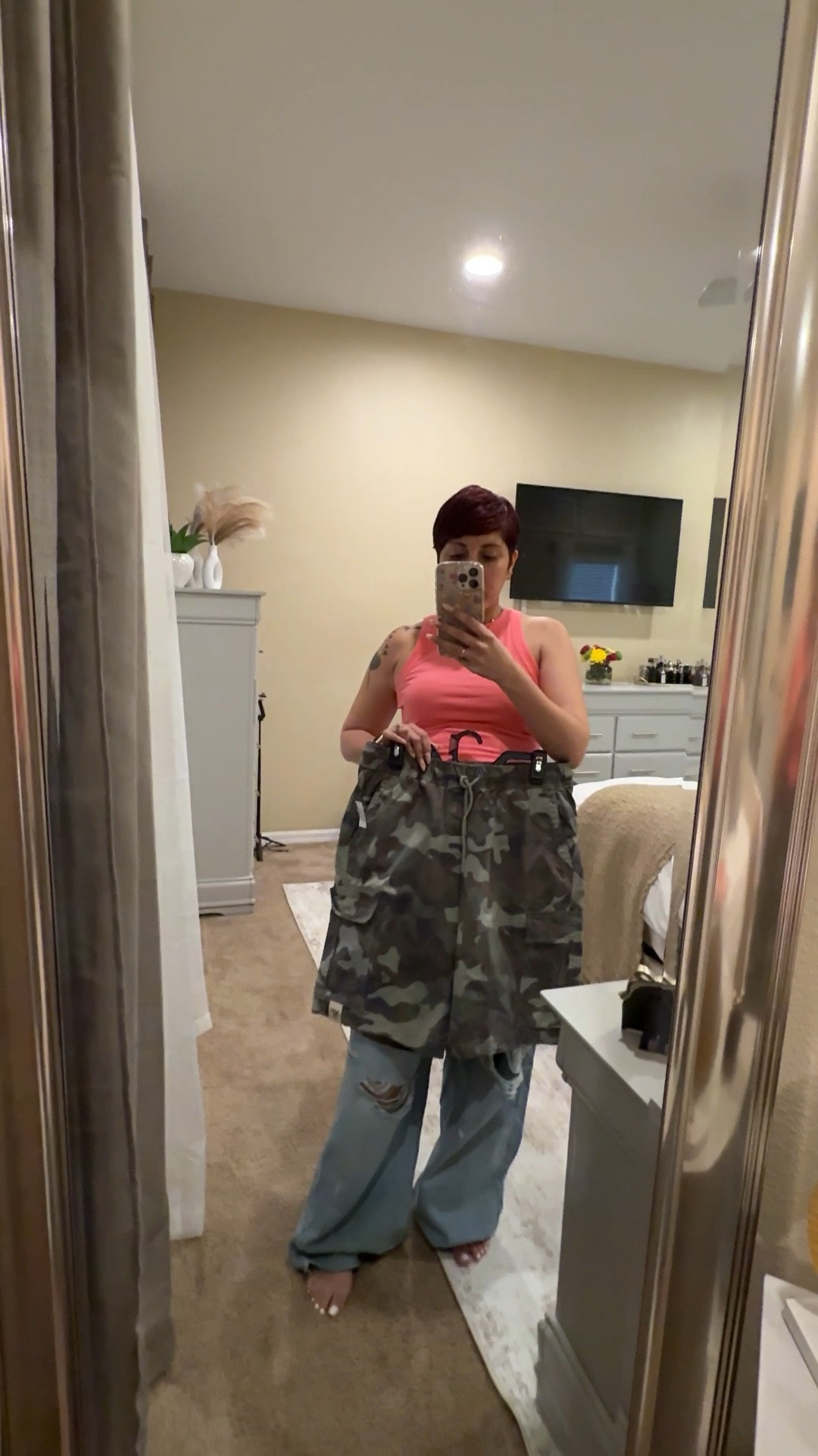 Walmart camo shorts
Camo jorts 

#LTKMidsize #LTKootd #LTKgrwm