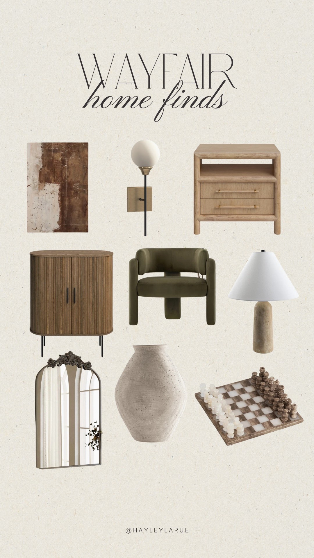 Wayfair Home Finds • Neutral home decor • Nightstand • Entryway • Mirror • Lighting • Sconces 

#LTKHome #LTKSaleAlert