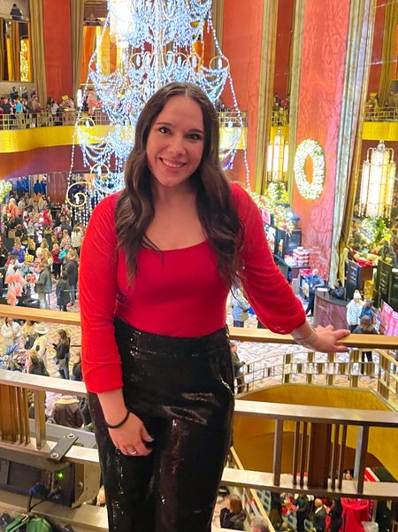 Rockettes Christmas Spectacular. Radio City Music Hall. NYC OOTD. NYC show outfit.

#LTKHoliday #LTKtravel #LTKSeasonal