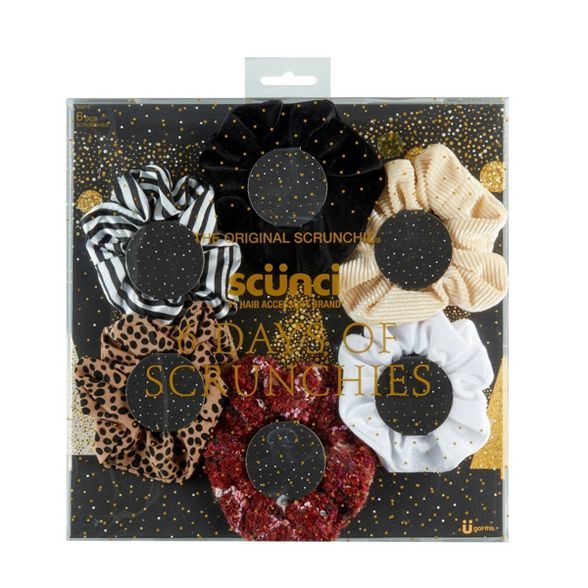 scunci Scrunchie Gift Set - Glam - 6pk | Target