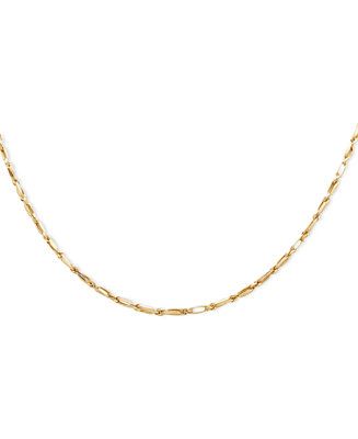 18-24" Baguette Chain Necklaces in 14k Gold | Macys (US)