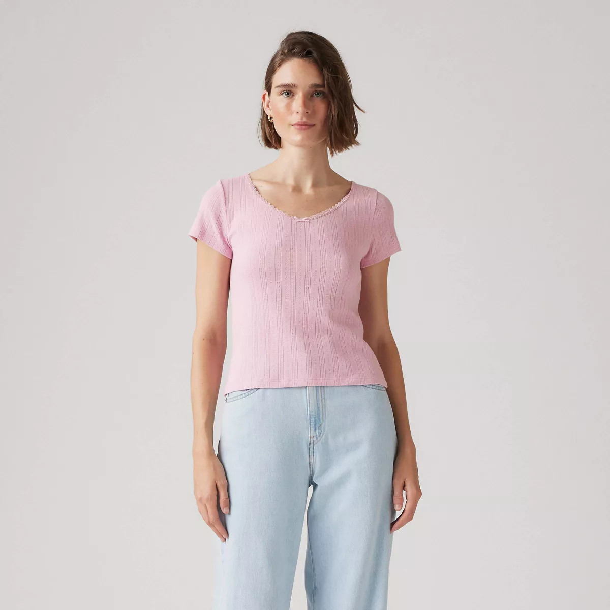 Levi's® Women's Sweetie Pointelle Top | Target