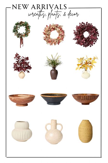 New Target Fall Arrivals from Threshold with Studio McGee!  There are so many good pieces for fall and year round!  Comment what you ordered, would love to see!  Gorgeous wreaths, faux plants, bowls, vases, and more!

#LTKHome #LTKFindsUnder50 #LTKSeasonal