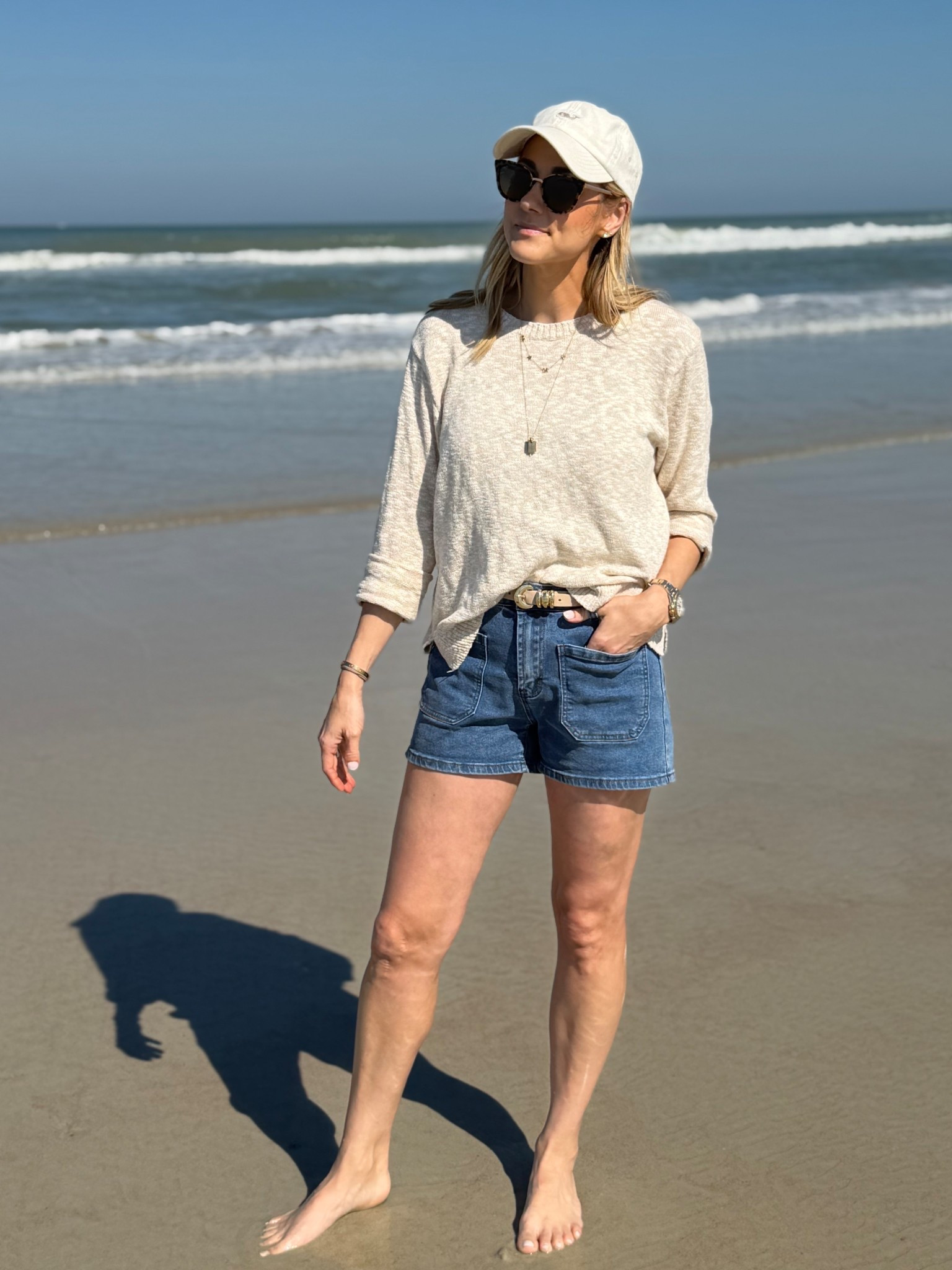 Proof you don’t have to swim to enjoy a beach day ☀️
Cool breeze, blue skies, and the comfiest casual outfit to close out spring break.
Linking this look because it’s such an easy go-to for travel, weekends, and everyday life.

#vacationstyle #springbreakstyle #coastalvibes #weekendwear

#LTKdayinmylife #LTKSaleAlert #LTKTravel