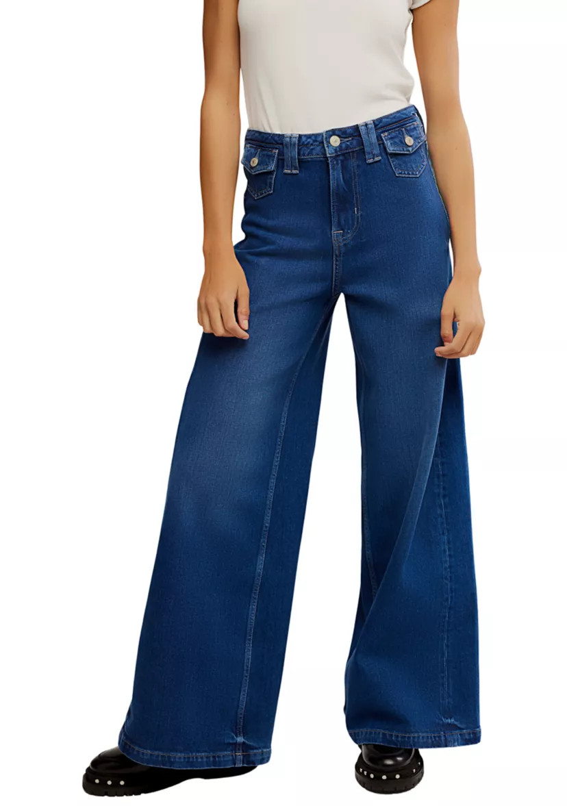 We The Free Kellee High-Rise Palazzo Jeans | Belk