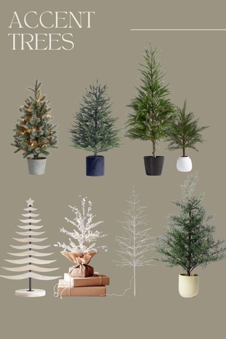 Our favorite accent trees for holiday decor 

#LTKhome #LTKHoliday #LTKSeasonal