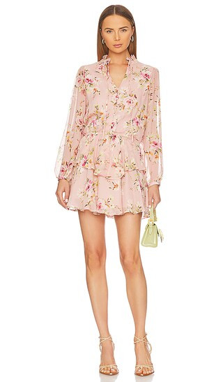 Love Always Mini Dress in Floral Dawn Blush | Revolve Clothing (Global)