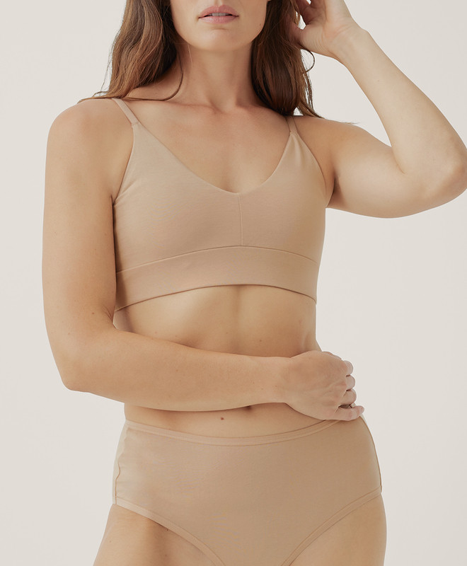 Women’s Everyday Classic T-shirt Bra made with Organic Cotton | Pact | Pact Apparel