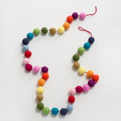 Multicolor Felt Garland | World Market