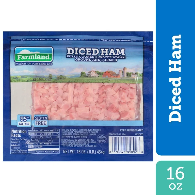 Farmland Diced Ham 16oz - Walmart.com | Walmart (US)