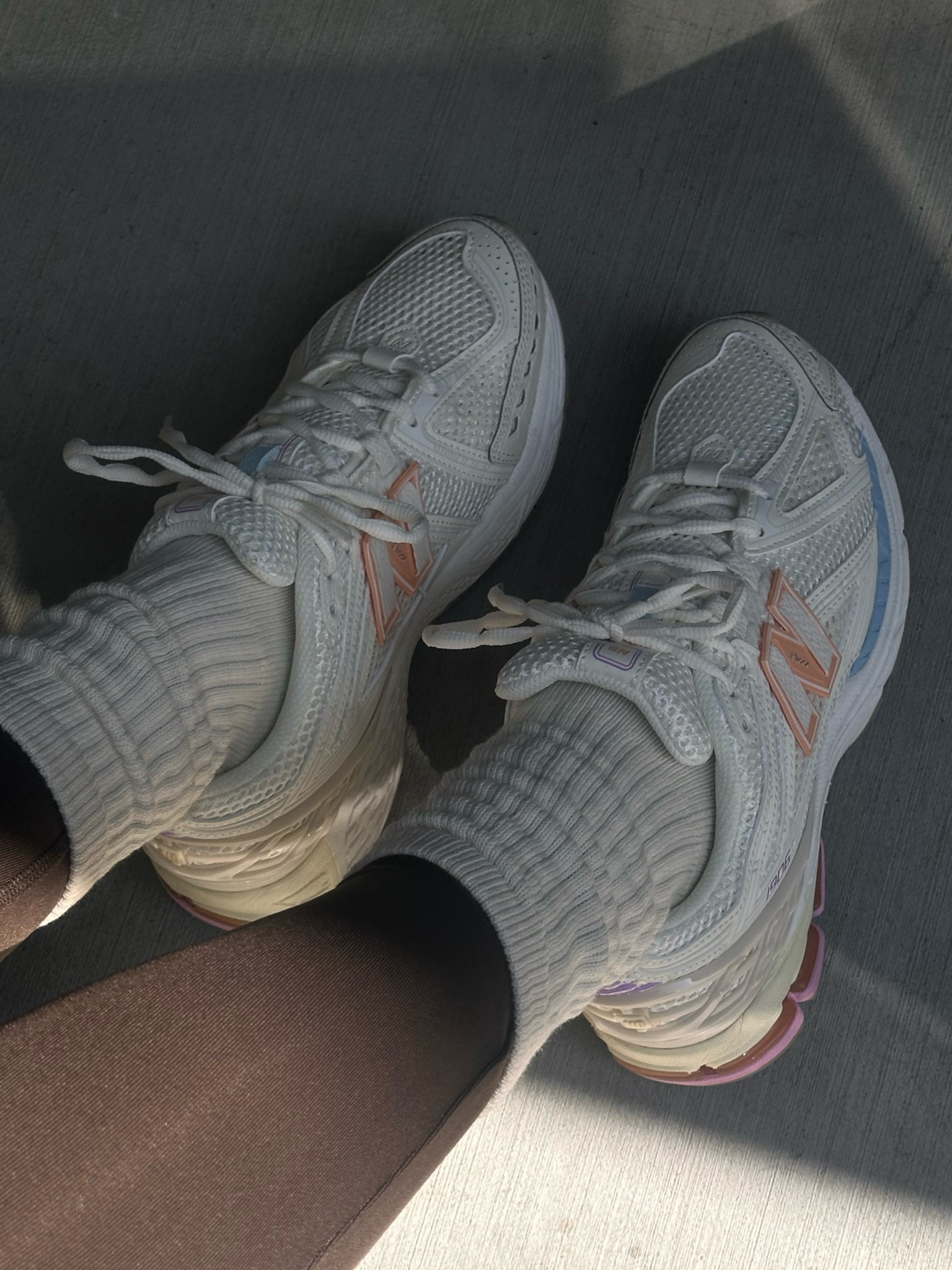 New balance shoes 🤍🩵💛 

#LTKShoeCrush #LTKFitness #LTKStyleTip