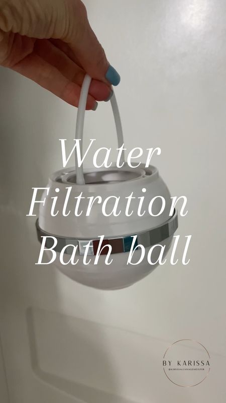 This is a filtration system for your baths 
🛁 purifies the water 
💧 hooks right over your faucet 

#LTKBeauty #LTKVideo #LTKFindsUnder50