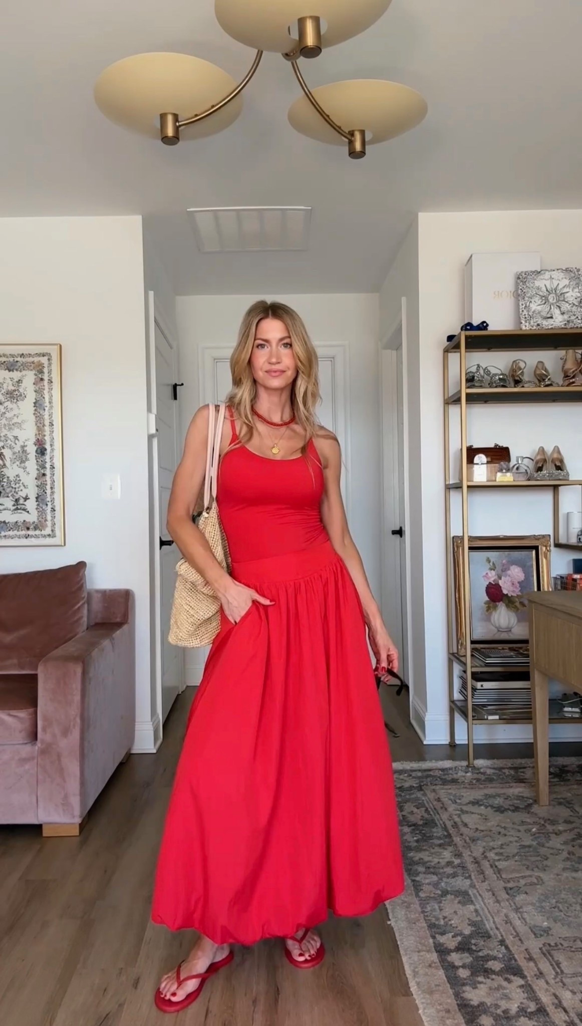 Lounging by the pool look! 
Swimsuit: wearing size small, long torso 
Skirt: wearing size small

#LTKgrwm #LTKootd #LTKSeasonal