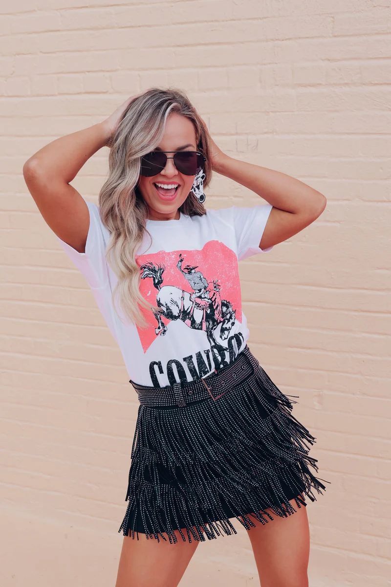 PRE-ORDER: Cowboy Country Graphic Tee | Whiskey Darling Boutique