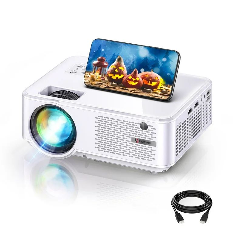 Bomaker WiFi Projector | HD 1080P Supported Outdoor Movies Projector| Ultra Portable Mini Project... | Walmart (US)