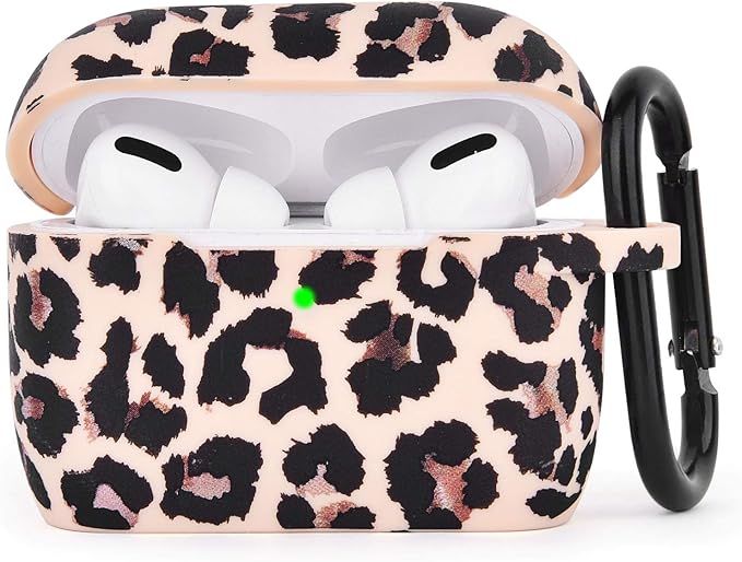AIRSPO Silicone Cover Compatible AirPods Pro Case Floral Print Protective Case Skin for Apple Air... | Amazon (US)