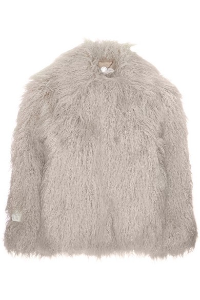 Mantel aus Faux Fur | NET-A-PORTER (UK & EU)