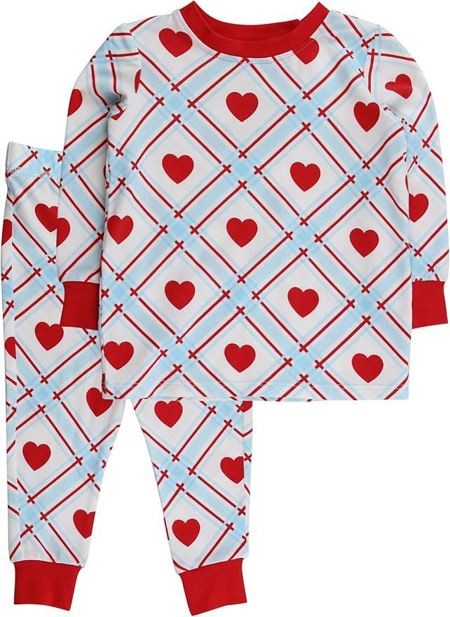 RuffleButts Unisex Modal Blend Long Sleeve Pajama Set | Amazon (US)