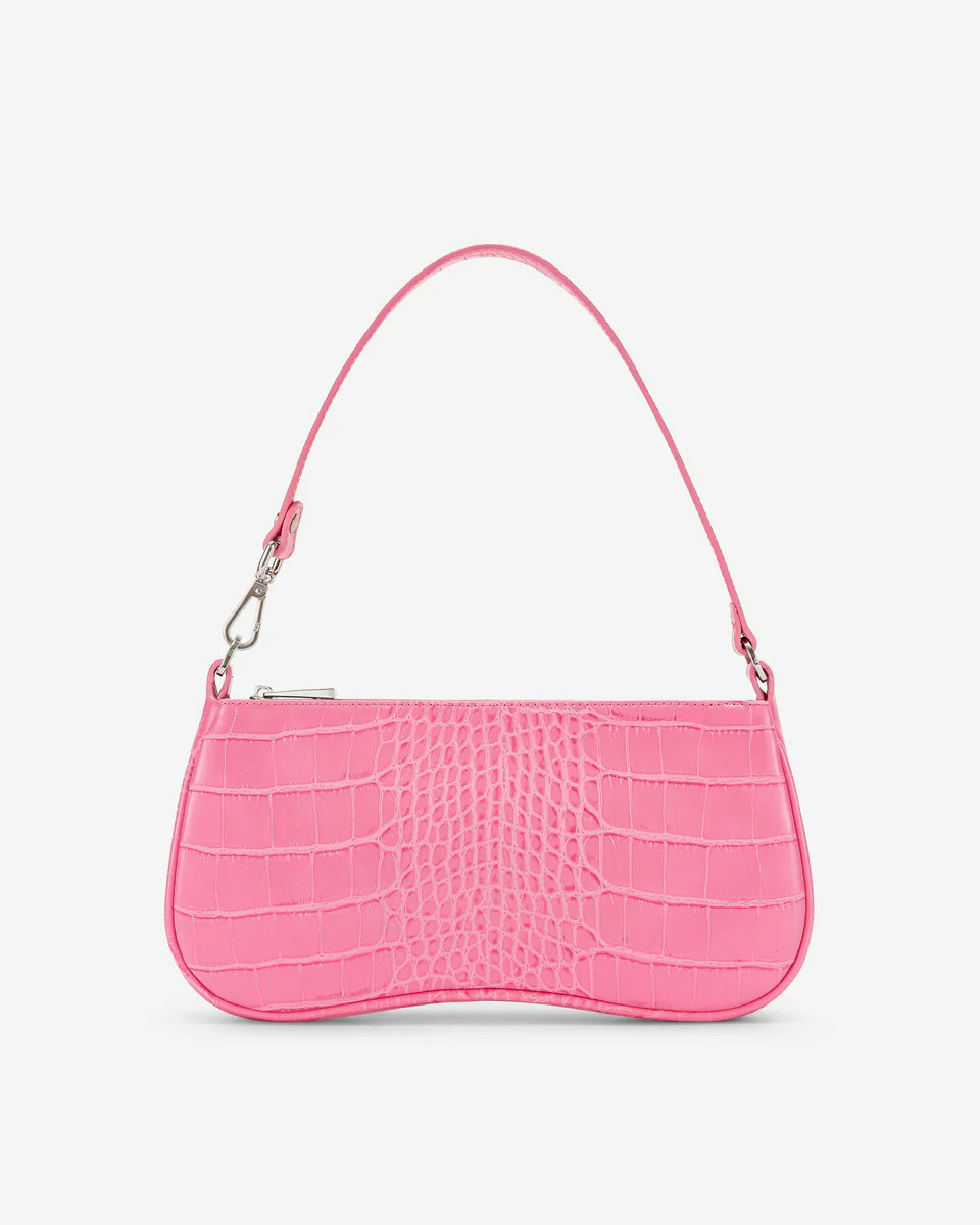JW PEI Women's Eva Shoulder Bag - Hot Pink Croc | JW PEI US