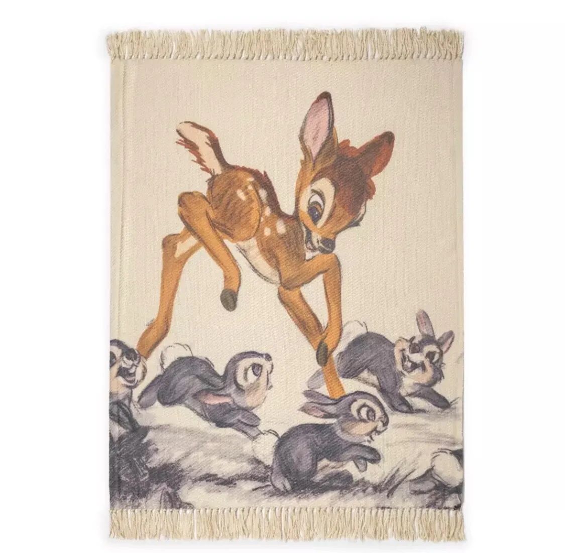 Disney Bambi Throw Blanket 50" x 60" Sketch / NEW  | eBay | eBay US