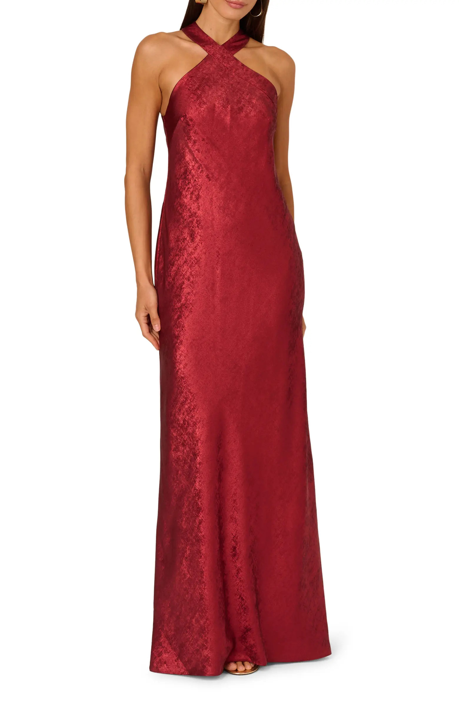 Foiled Trumpet Gown | Nordstrom