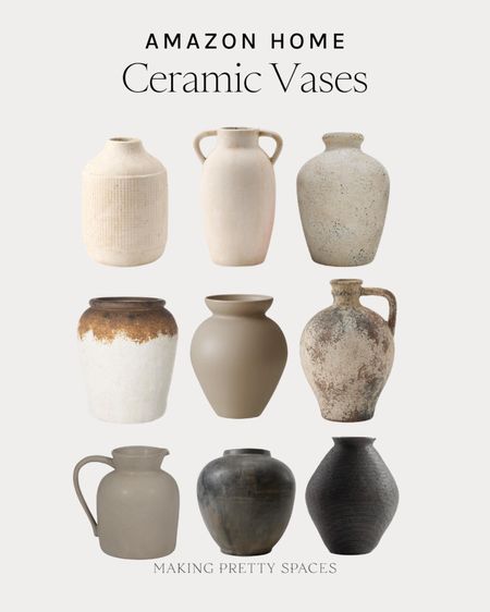 Ceramic vase roundup, neutral vase, amazon finds, amazon home, sale, decor, home finds, vase, textured vase, home decor

#LTKitbag #LTKhome #LTKstyletip