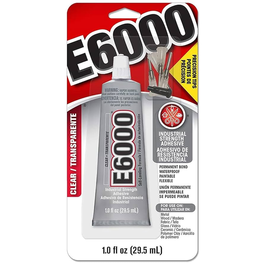 E6000 231020 Adhesive with Precision Tips, 1.0 fl oz | Amazon (US)