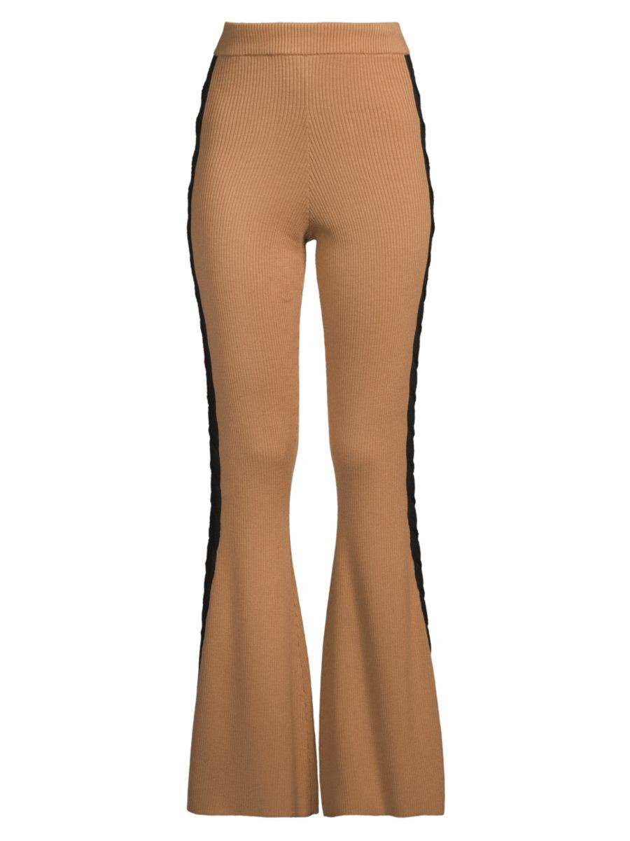 Victor Glemaud Wool Flared Leg Pants | Saks Fifth Avenue