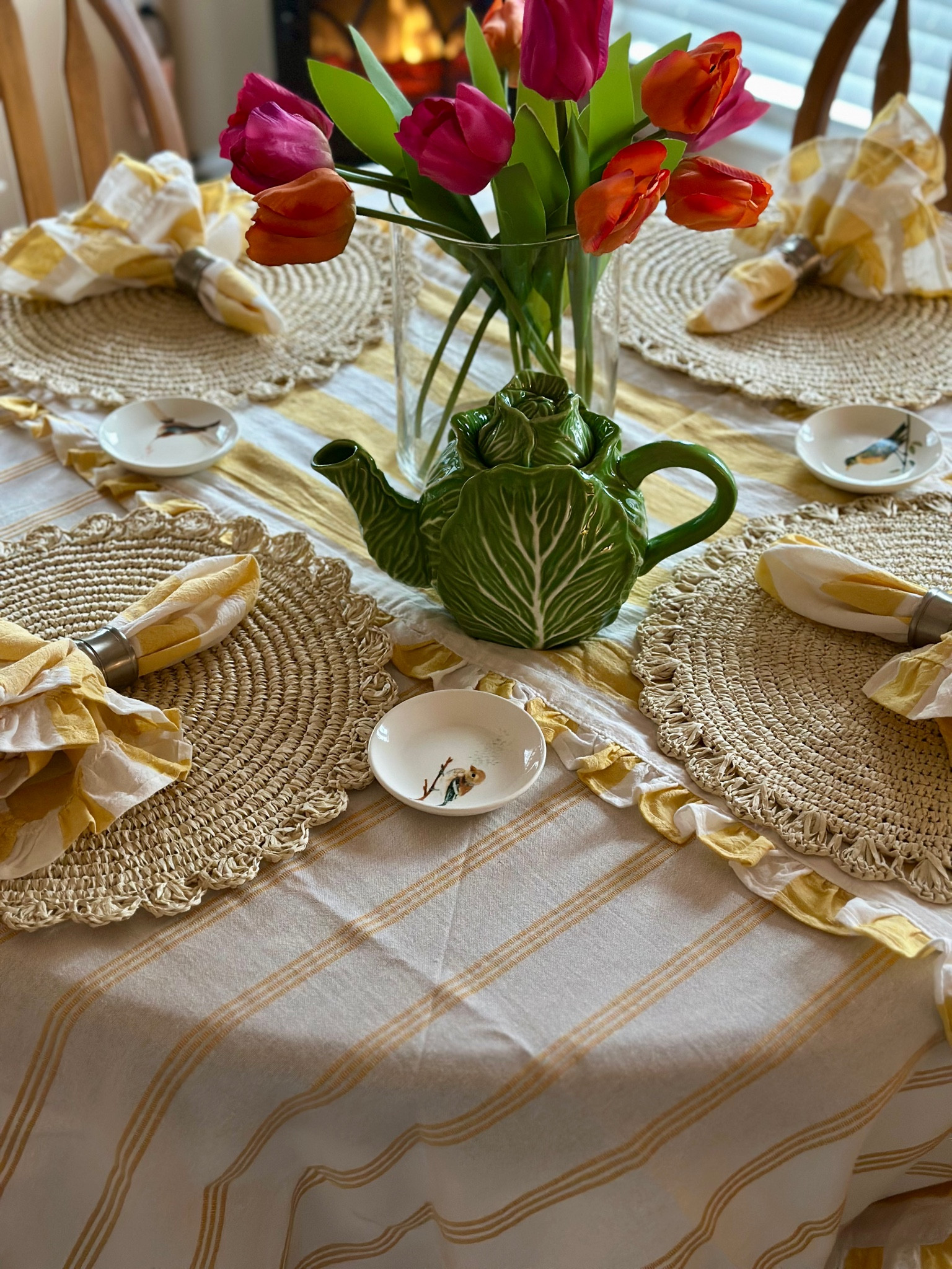 My breakfast room 🌷 

#LTKStyleTip #LTKHome #LTKSeasonal