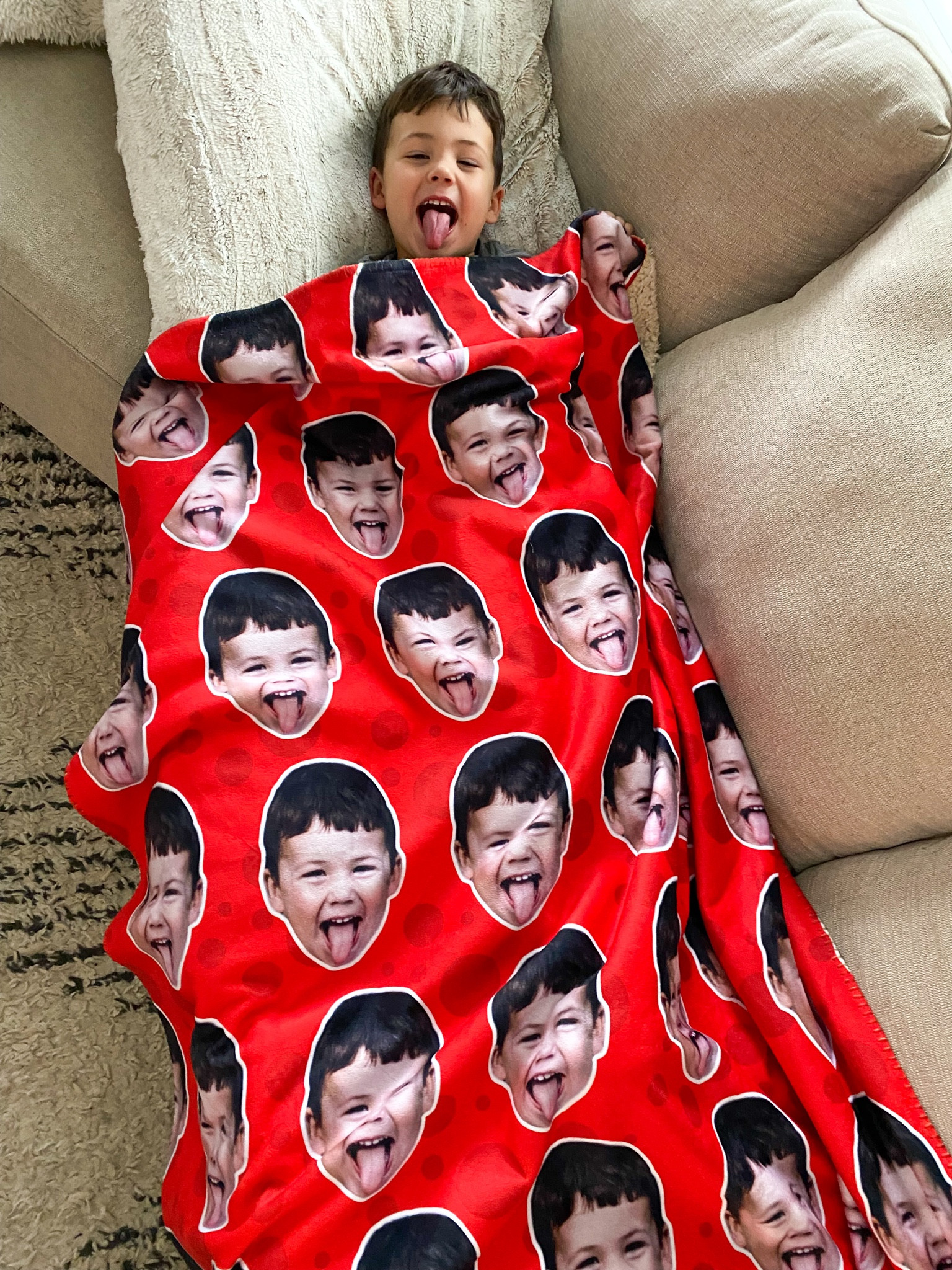 Personalized blanket! The perfect Christmas gift idea 