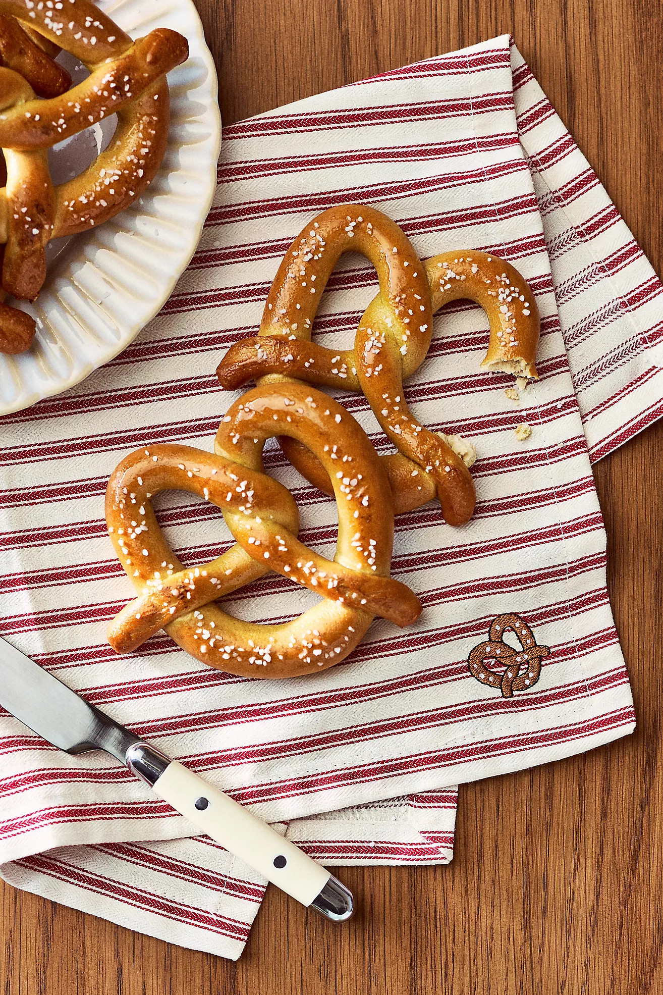 Frasier Sterling Game Day Icon Striped Napkins, Set of 4 | Anthropologie (US)