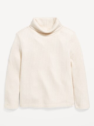 Cozy-Knit Turtleneck Top for Toddler Girls | Old Navy (US)