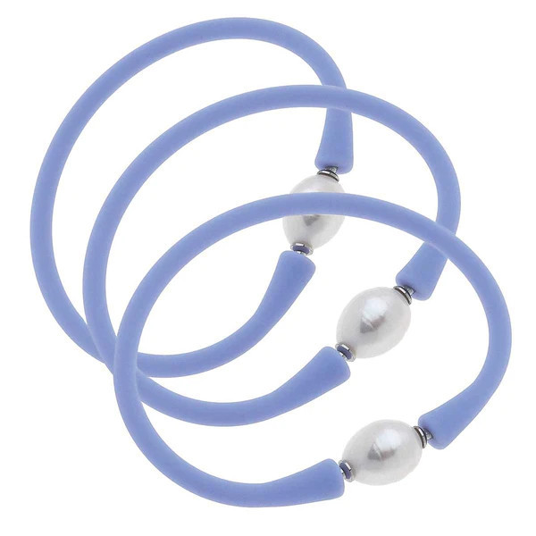 Canvas Style x @ashleymscribi Bali Silicone Bracelet Stack of 3 | CANVAS