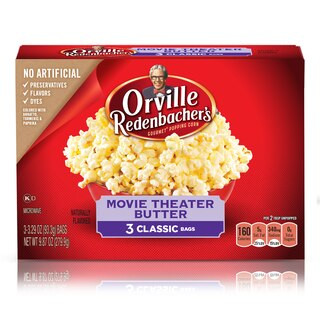 Orville Redenbacher's Movie Theater Butter Microwave Popcorn, 3 ct, 9.87 oz | CVS Health