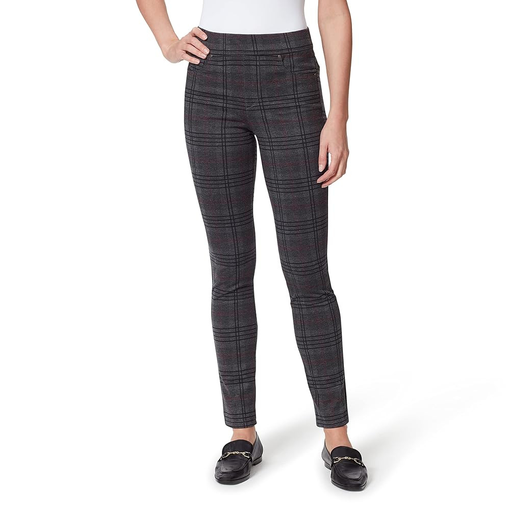 Gloria Vanderbilt Women's Avery Ponte Slim Pull on Pant | Amazon (US)
