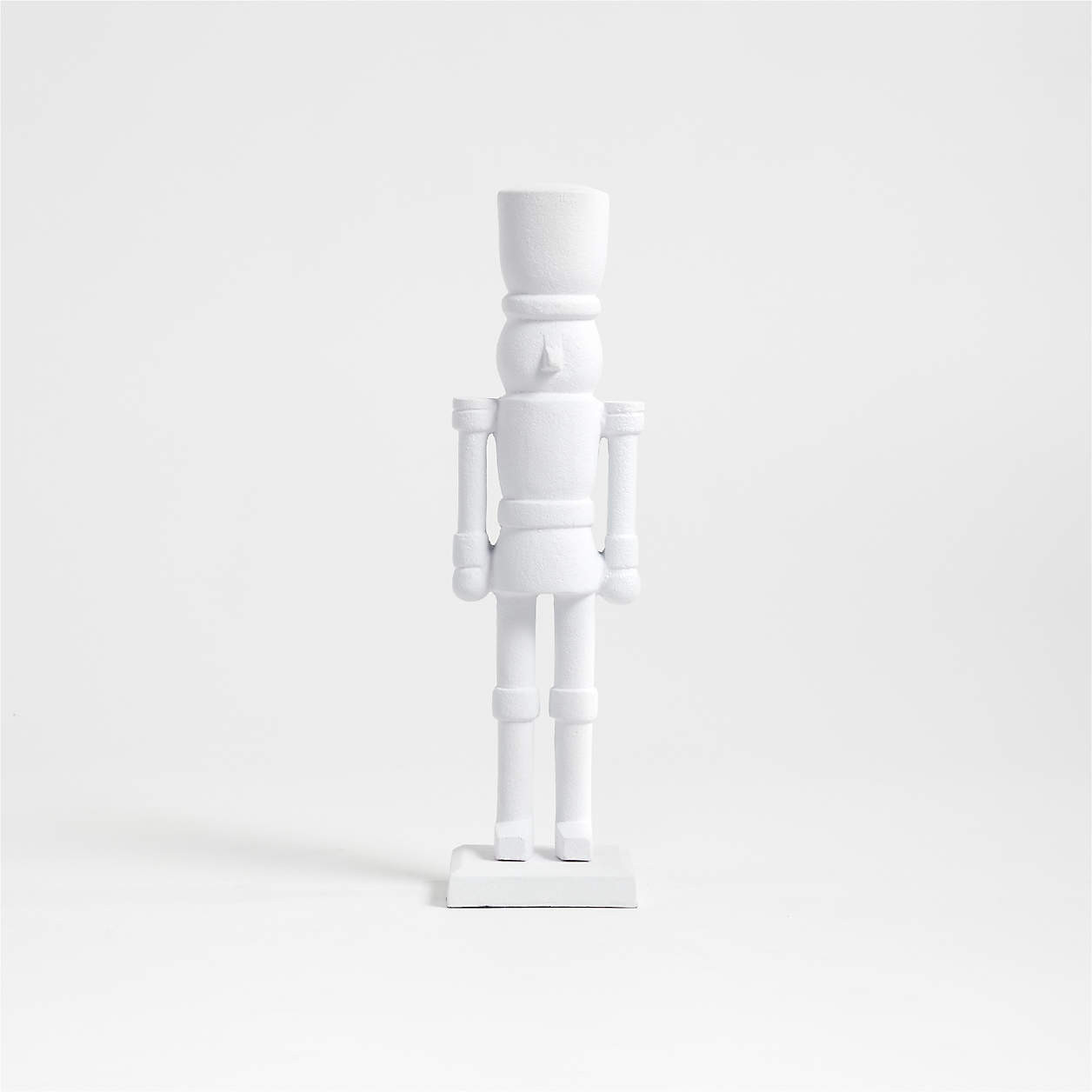 12" Zinc Nutcracker Decoration + Reviews | Crate & Barrel | Crate & Barrel