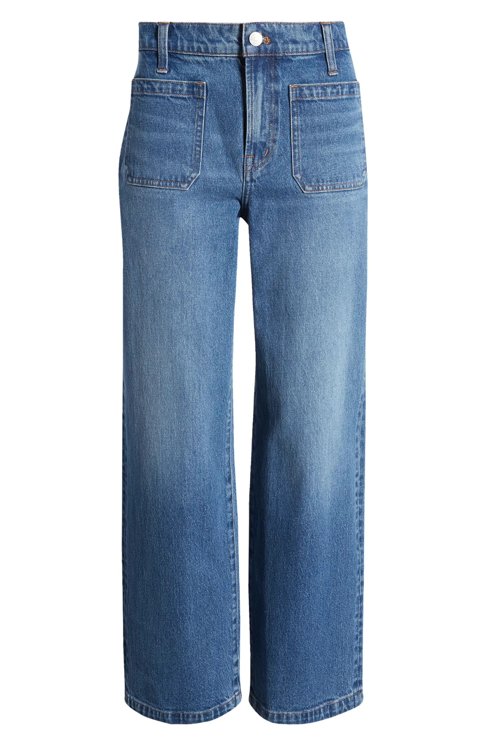 Madewell The Perfect Vintage Patch Pocket Wide Leg Jeans | Nordstrom | Nordstrom