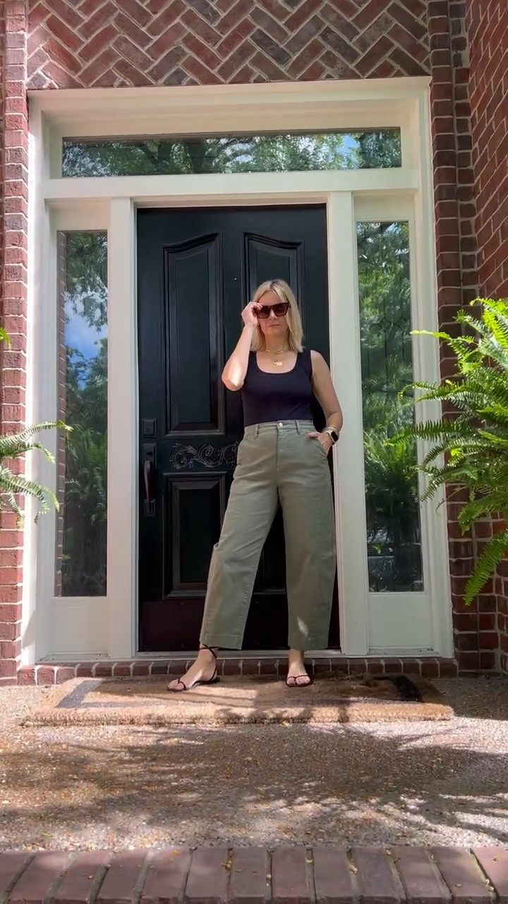 How to style barrel pants for summer 🌞

#LTKstyletip #LTKover40 #LTKSeasonal