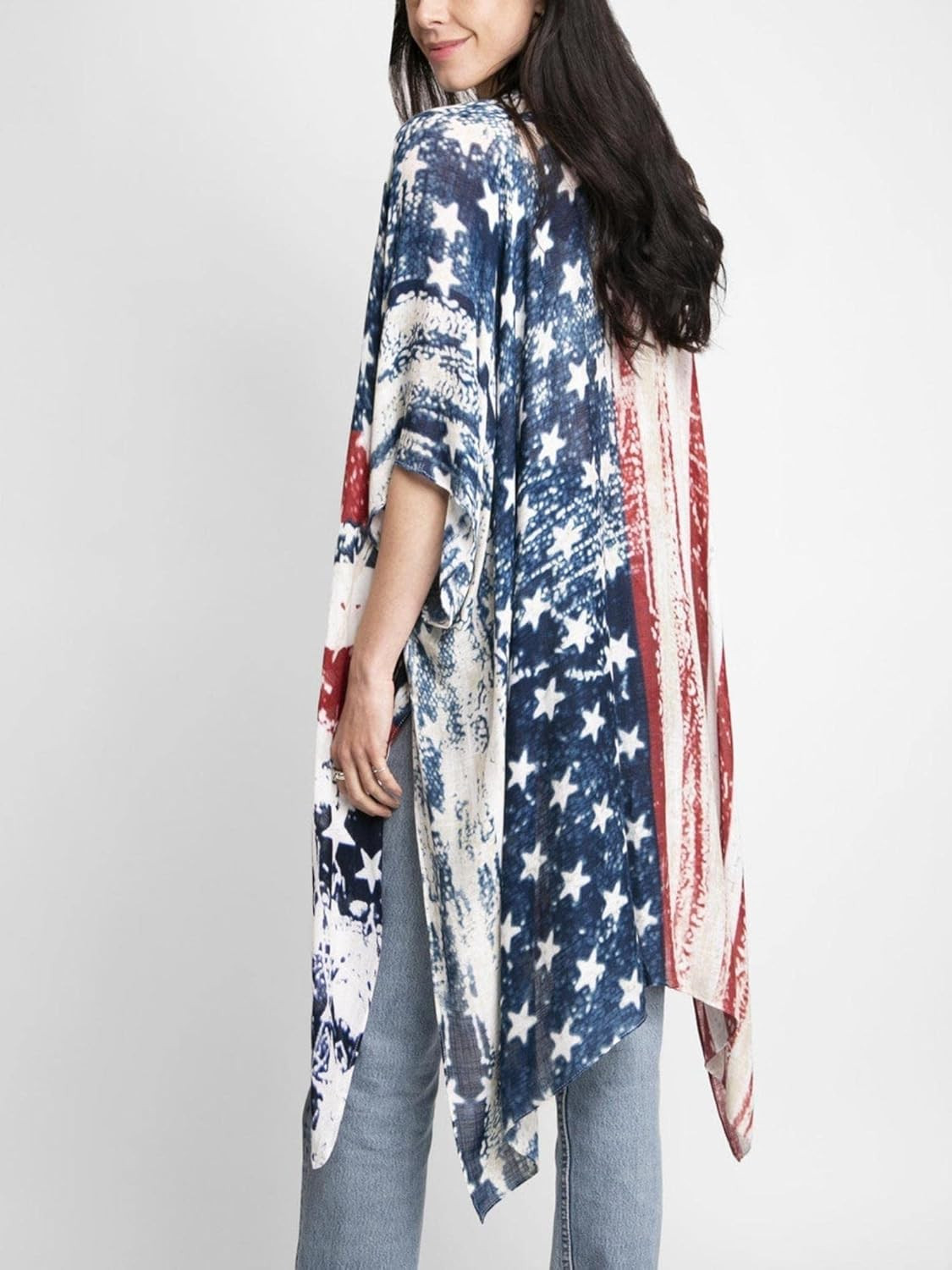 Moss Rose Women's Beach Cover up Swimsuit Kimono with Bohemian Floral Print, Loose Casual Resort ... | Amazon (US)