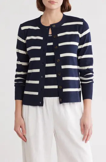 Caslon® Classic Crewneck Cardigan | Nordstromrack | Nordstrom Rack