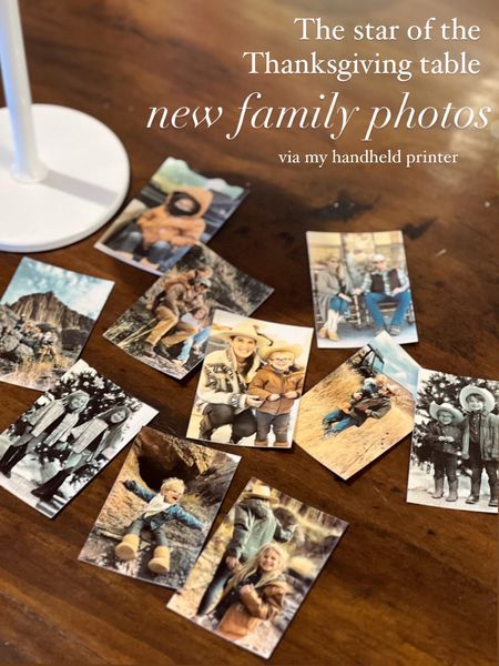 The star of our thanksgiving table was these instant prints from my handheld printer. We shot these over the last few days and I printed them while setting the table and used them as table decor. It’s such a good gift! I have purchased it twice now. 

#LTKCyberweek #LTKGiftGuide #LTKHoliday